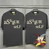 メンズTシャツフォーム印刷askyurself tシャツmen wome ofe yeardize askyurself tシャツTee夏t221202