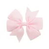 53 colors 3.0 inch Hair Accessories girl Solid Color Barrettes hair Bow Child party Christmas Gift clipper