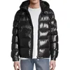 Designer Down Winter Puffer Jacket för män svart tjock vindtät varma jackor huva parka kappa kedja ficka moderockar s m l 2xl d5d0#