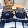 Designer Bags Handbag Tote Bag Women Fashion Marmont Classic Cross Body 3 Storlekar Lyxig Läder med serienummer 2022 Nya artiklar01
