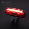 Bike Lights Deemount Rechargeable COB LED USB Mountain Tail Taillight MTB Safety Warning Bicycle Rear Lamp 221201