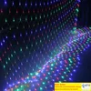 LEDネットストリングライトクリスマスアウトドア防水メッシュフェアリーライトウェディングパーティーランプ8機能コントローラー