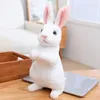 Моделирование прекрасная длинные уши кроличьи плюшевые игрушечные игрушки Жизненные животные фаршированные лоп-ушами