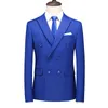 Herrdräkter blazrar plus storlek M-6xl Slim Fit Double Breasted Formal Casual Suit Jacketdräkt Homme Party Prom Social 221201