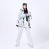 Vestes de Ski combinaison de Ski d'hiver femmes hommes snowboard ensembles de plein air veste pantalon sport montagne imperméable coupe-vent neige vêtements mâle