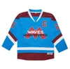 Hockey Jersey Movie College Gunner Stahl Mighty Waves 66 Gordon Bombay Ice Embroidery And Sewing Breathable Team Color Blue Sport