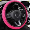 Nouvelle couverture de volant de voiture maille grossière sans bague intérieure élastique universelle pour 38 CM pour ford-FOCUS pour série bmw-3 pour KIA-RIO