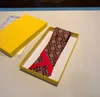 Designer Seidenschal Ladies Mode Handtasche Schals Buchstaben Stirnband 3 Farbgröße 8x120 cm