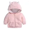 Jackor Baby Jacket Boy and Girl Fleece Winter Spring Autumn Coat Ytterkläder 8BB012