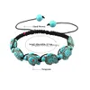 Braccialetti con ciondoli Braccialetti con ciondoli tartaruga turchese da donna bohémien Bracciale regolabile con corda intrecciata intrecciata a mano nera per uomo unisex S Fa Dhbyp