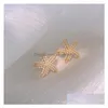 Stud Fashion Jewelry S925 Sier Boucles d'oreilles Perles en fausse perle Starfish Stud Boucle d'oreille Drop Delivery Dh6Uv