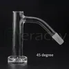 Fully Weld Smoking Accessories Beveled Edge Contral Tower Quartz Banger 80mm Height Bucket Seamless Welded Quartz Nails For Dab Rig Glass Water Bong Pipes