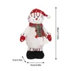 Kerstdecoraties Snowman Doll Decor Snowmen Gevulde Animal Plush Decoratie Handgemaakte festival Holiday For Kids Gifts Boy Snowma