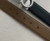Designer lederen riem zilveren gesp riemen zwart/bruin mannen Jean Business Formal/Casual Belts
