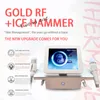 Home Beauty Instrument 2023 Portable 2in1 Microneedle Fractional Cold Hammer Stretch Mark Scar Acne Remove Face Lifting Body Tighten RF Machine