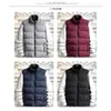 Hommes gilets TFETTERS marque surdimensionné hommes gilet automne hiver épais décontracté couleur unie gilet sans manches col montant Outwear hommes vêtements 221202