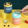 Lunch Boxes Stainless Steel Vaccum Cup Soup Lunch Box Storage Warmer With Spoon Food Thermal Jar Insulated Soup Thermos Containers Cooler 221202