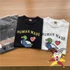 Men's T-Shirts Human Made T-shirt Men Women 1 1 Top Quality Cartoon Duck Print Casual T Shirt Tee T221202