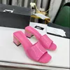 Designer CCity Slide Sandals Fashion High Heels Slides Slippers Woman Channel Flip Flops Shoes Luxury Leather dfs