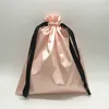 Gift Wrap Silk Bags Satin Drawstring Pouch High-quality Champagne Packaging Jewelry Necklace Bead Hair Cosmetic Storage Sachet W 221202