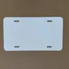 US Warehouse 12x6inches Sublimation Metal Car License Plate Heat Transfer Blank Consumables Printing DIY Aluminum Plate Z11