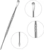 Raucherzubehör Wachs-Dabber Dabbing-Werkzeuge mit Silikonspitzen 120 mm Dabber-Wachs-Edelstahl-Pfeifenreinigungswerkzeug FY3819