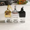 Cube Creux Bouteille De Parfum De Voiture Rétroviseur Ornement Suspendu Désodorisant Pour Huiles Essentielles Diffuseur Parfum Vide Bouteille En Verre Pendentif C1205