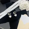 Boucles d'oreilles bijoux 18 carats à or étalons femme créateurs de boucles d'oreille plates d'oreille diamants luxurys fashion doré pour gilr Valentine7585645