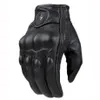 Cinq doigts gants moto gants hommes femmes moto cuir carbone cyclisme gants d'hiver moto motocross ATV moteur 221202