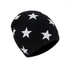 Hair Accessories Star Hat Baby Sleeve Cap Men And Women For Children Kids Double Layer Spring Autumn Winter Printed