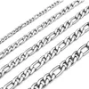 Chains Men's 925 Sterling Silver 4MM/6MM/8MM/12MM Curb Cuban Chain Necklace 16-30 Inch For Man Women Fashion Jewelry High End