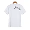 Anges T-shirts pour hommes Lettre Logo Lâche Casual Unisexe Col rond Manches courtes Hommes Femmes Amoureux Style Tendance De La Mode Chemise Décontractée Palm Teddy Bear Impression t-shirt