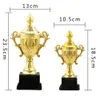 Decorative Objects Figurines Award Trophy Trophies Kids Golden Medalswinner Prizeparty Favors PrizesChildren Inflatable Cups 221202