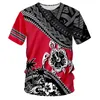 T-shirts pour hommes été Tahiti Polynésie hommes T-Shirt impression 3D mouvement de mode col rond surdimensionné décontracté tout match manches courtes respirant