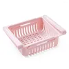 Storage Bottles 1PCS Kitchen Fridge Drawer Organisers Retractable Refrigerator Partition Rack Plastic Box For Vegetables Fruits