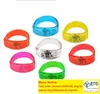 nouveauté Éclairage Musique Activé Contrôle Du Son Led Bracelet Allumer Bracelet Club Party Bar Cheer Lumineux Main Anneau Glow Stick Nuit