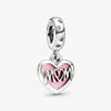 Gift for Mom charm 925 silver pendant beads DIY fit pandora bracelets designer jewelry