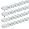 T8 4 Foot LED Type B Tube Light Light ، 28w 4ft 4ft-end LED LED LED LED (65W المكافئ) ، وضوء النهار 4000k ، وغطاء صافٍ ، ومتصل ، وإزالة الصابورة ، والمرآب ، والمتجر ، والمستودع