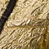 Herenpakken blazers glanzende gouden glitter pak jas mannen merk sjaal kraag een knop blazer heren feest bruiloft bruidegom prom jurk 221201