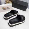 디자이너 CCity 슬라이드 샌들 패션 하이힐 슬라이드 플랫폼 슬리퍼 여성 채널 플립 플롭 신발 고급 가죽 GSDFF