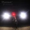 Bike Lights Deemount Rechargeable COB LED USB Mountain Tail Taillight MTB Safety Warning Bicycle Rear Lamp 221201