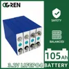 3.2V LIFEPO4 Batteri 100AH ​​105AH 4/8/16/32sts uppladdningsbart litiumjärnfosfat Batteri DIY EV RV GOLF CART BOAT SOLAR SYSTEM