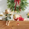 クリスマスの装飾エンジェル彫像樹脂かわいいキューピッド装飾の置物屋外ホームデスクトップチェルブ愛らしいケルブアートワーク＃G3