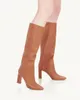 Winter Designer Saint Sellier Boot Vrouwen Enkellaarsjes Zwarte Dames Martin Boot Dikke Hakken Kalfsleer Feest Trouwjurk