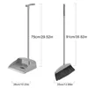 Bezems Dustpans reinigingsborstelset Home voor vloerveger afval Stand Up Dustpan huishoudelijke gereedschappen 221202