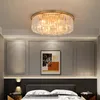 الثريات الحديثة مصممة فاخرة كريستال الثريا مصباح السقف معلقة غرض مزدوج لغرفة النوم مصباح الإضاءة غرفة المعيشة E14 LED مجانًا