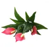 Decorative Flowers Artificial Flower Anthurium Fake Dried Simulation Decoration 35 X 47CM High-end Home Realistic High Quality