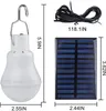 Garden Decorations LED Solar Bulb Light Waterproof Outdoor 5V USB Charged Hanging Emergency Sunlight Powered Lamp Portable Powerful Indoor House 221202