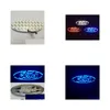 Insignes De Voiture 5D Led Voiture Queue Logo Lumière Pour Ford Focus Mondeo Kuga Badge Drop Delivery Mobiles Motos Accessoires Extérieurs Dh0Fe