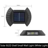 Tuindecoraties 6 LED Solar Wall Lamp Outdoor Waterdicht op en neer lichelachtige verlichting Decoratie Lichten Trappen Zonlicht 221202